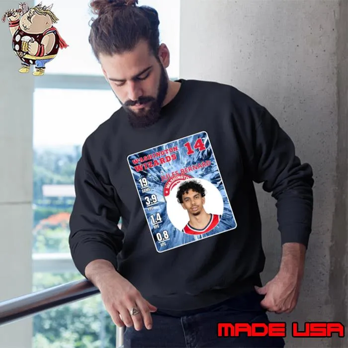 Jules Bernard American professional basketball player for the Washington Wizards T-Shirt