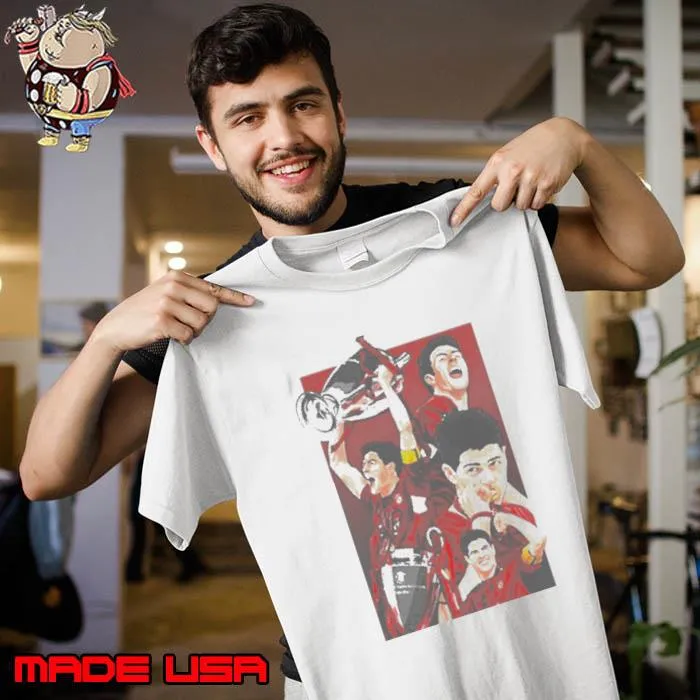 Legend Steven Gerrard With Liverpool FC Champions Premier League 2005-06 Fan Art s Unisex