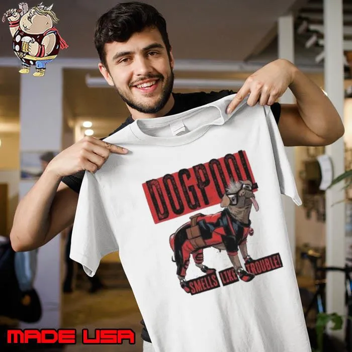 Marvel Deadpool & Wolverine Dogpool Trouble Shirt