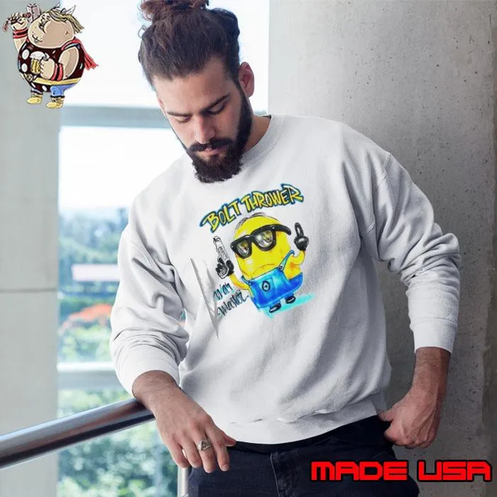 Minion bolt thrower war master s Sweatshirt