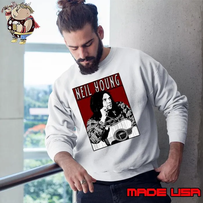 Neil Young Canadian and American singer and songwriter T-Shirt Sweatshirt