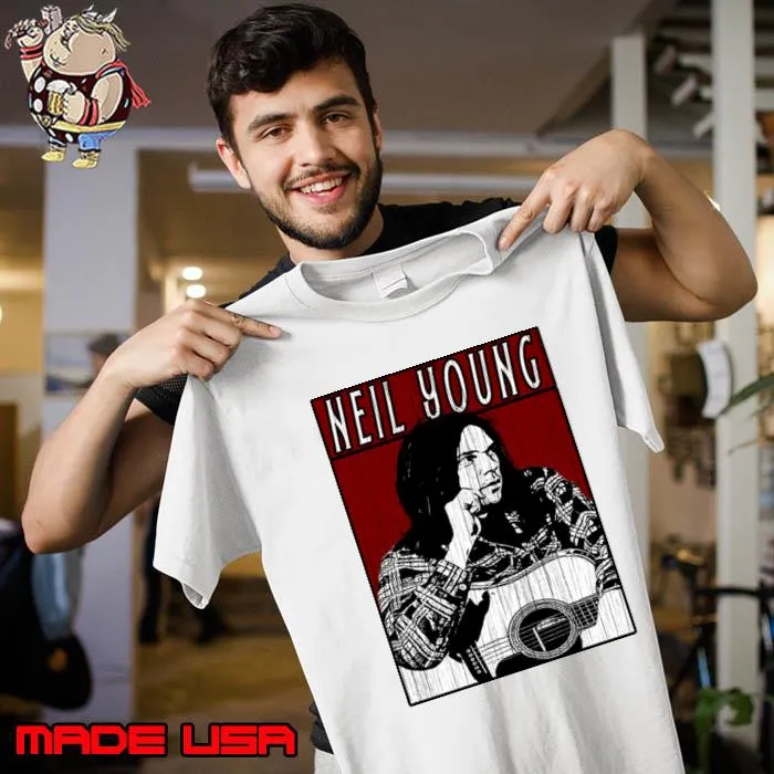 Neil Young Canadian and American singer and songwriter T-Shirt Unisex