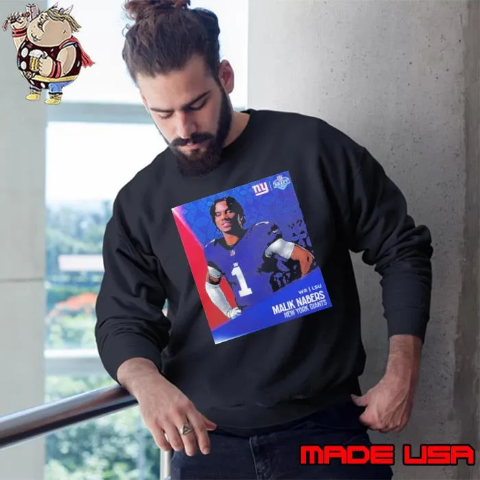 NFL Draft 2024 WR LSU Malik Nabers New York Giants s Sweatshirt