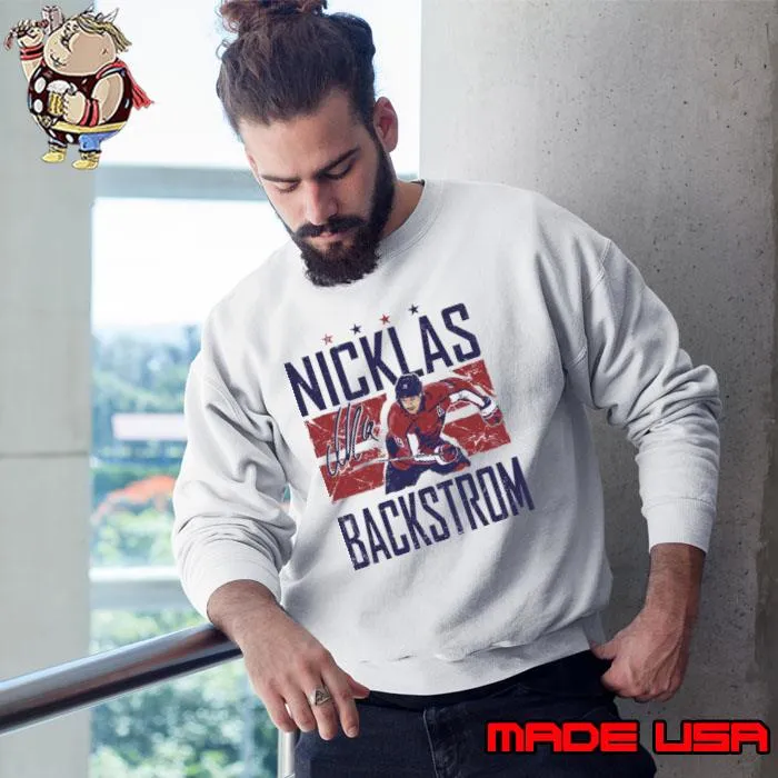 Nicklas Backstrom Washington Bars Swedish professional ice hockey centre T-Shirt