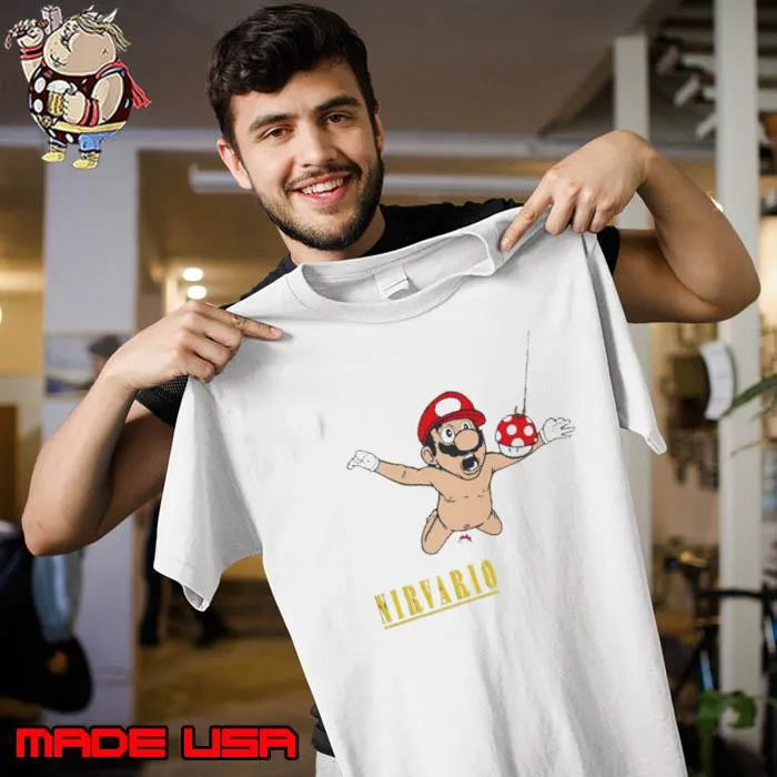 Nirvana Mario shirt