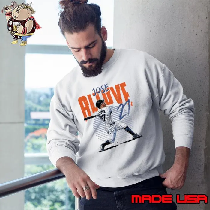 Original jose Altuve Venezuelan professional baseball second baseman Houston Rise T-Shirt Sweatshirt