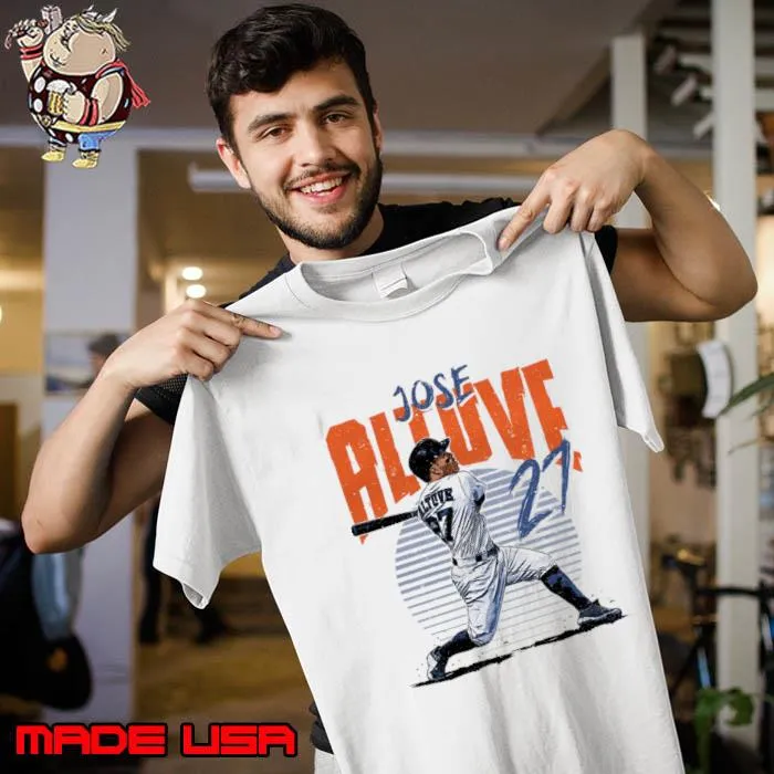 Original jose Altuve Venezuelan professional baseball second baseman Houston Rise T-Shirt Unisex