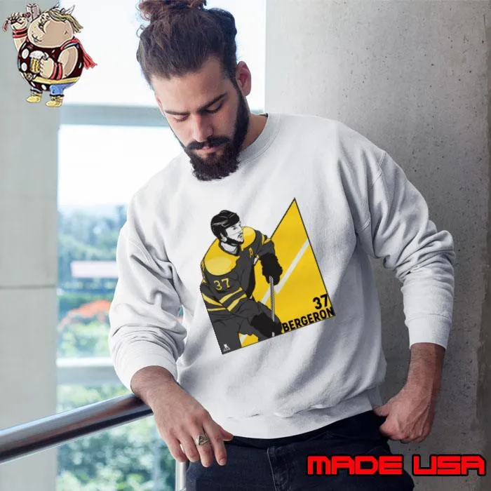 Patrice Bergeron Canadian former professional ice hockey centre Boston Angle T-Shirt Sweatshirt