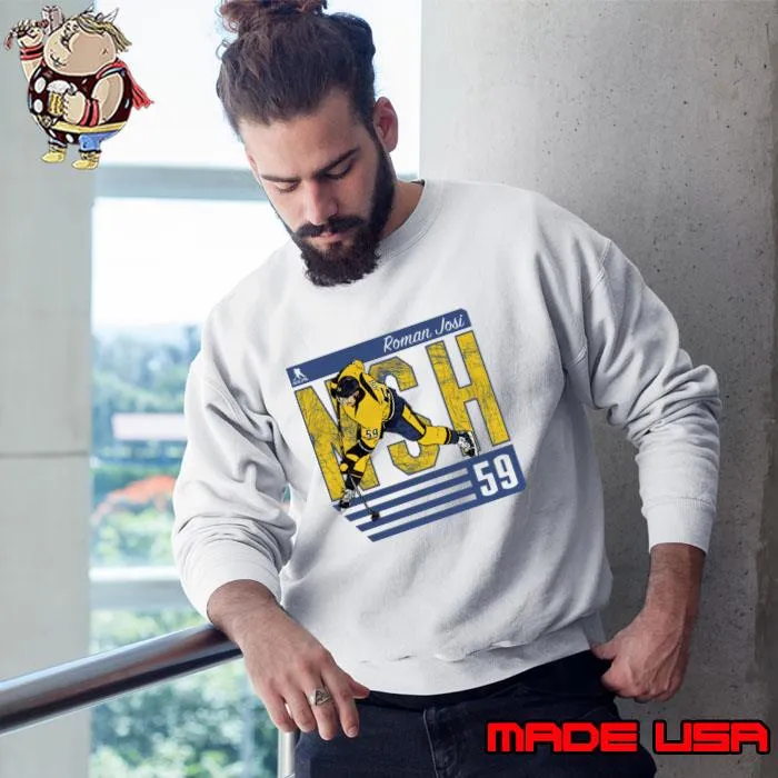 Roman Josi Swiss professional ice hockey defenceman Nashville City T-Shirt Sweatshirt