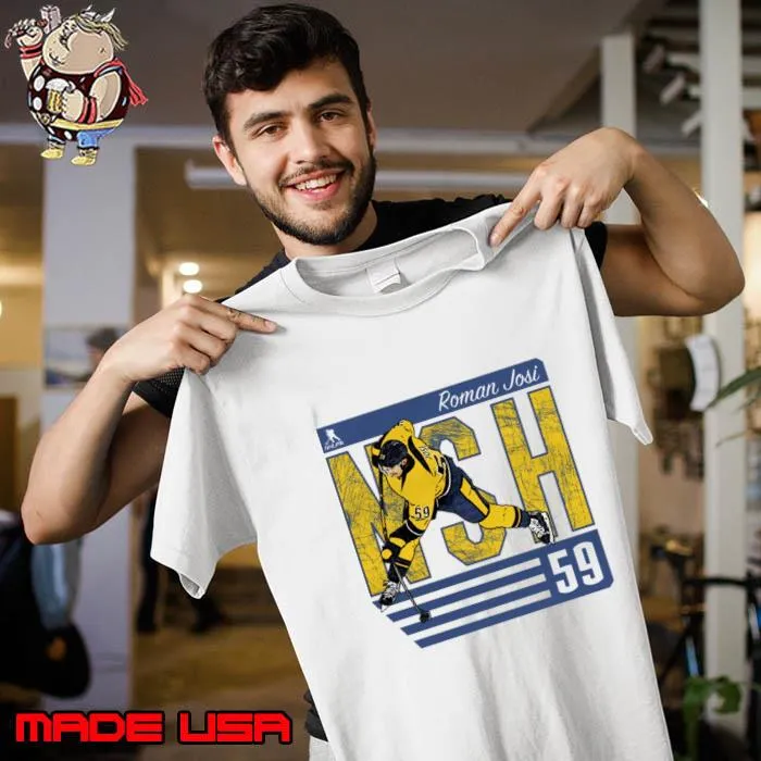 Roman Josi Swiss professional ice hockey defenceman Nashville City T-Shirt Unisex