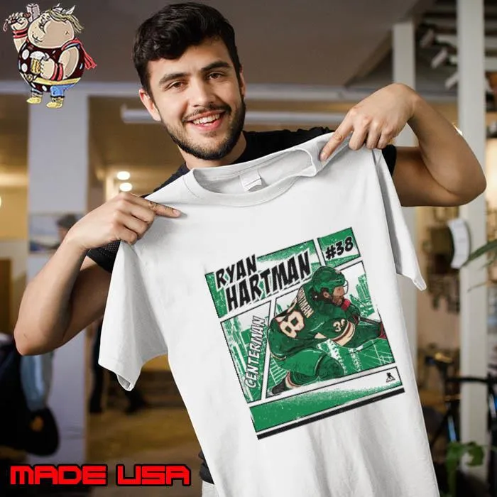 Ryan Hartman Minnesota Comic American professional ice hockey forward T-Shirt Unisex