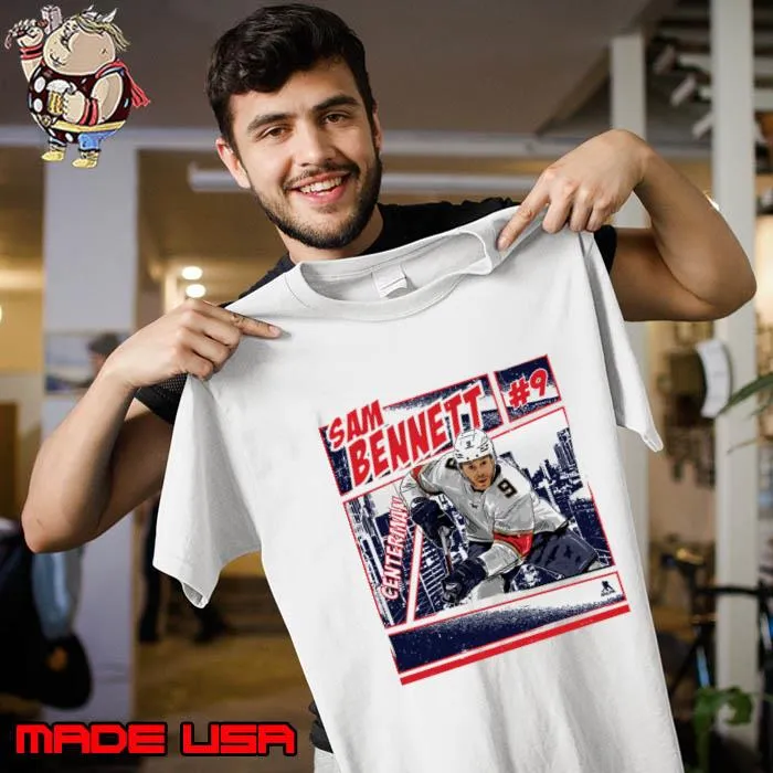 Sam Bennett Canadian professional ice hockey centre Florida Comic T-Shirt Unisex