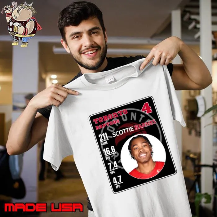 Scottie Barnes American professional basketball player for Toronto Raptors T-Shirt Unisex