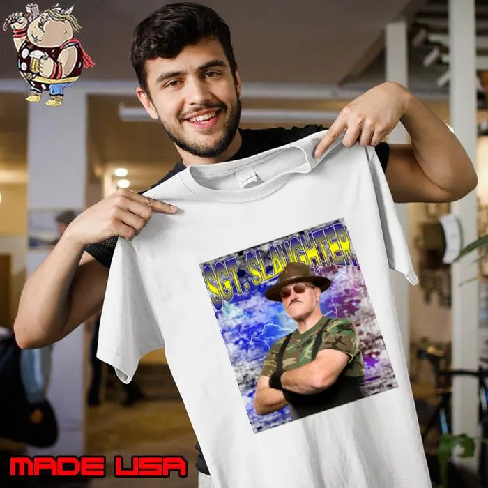 SGT. SLAUGHTER American voice actor and retired professional wrestler T-Shirt Unisex