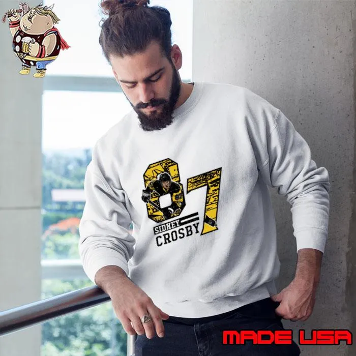 Sidney Crosby Canadian professional ice hockey centre Pittsburgh Offset T-Shirt Sweatshirt