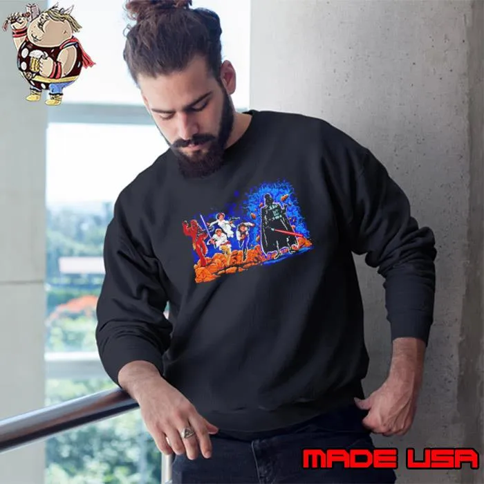 Star Wars featuring Chewbacca Luke Skywalker Princess Leia Han Solo and Darth Vader s Sweatshirt