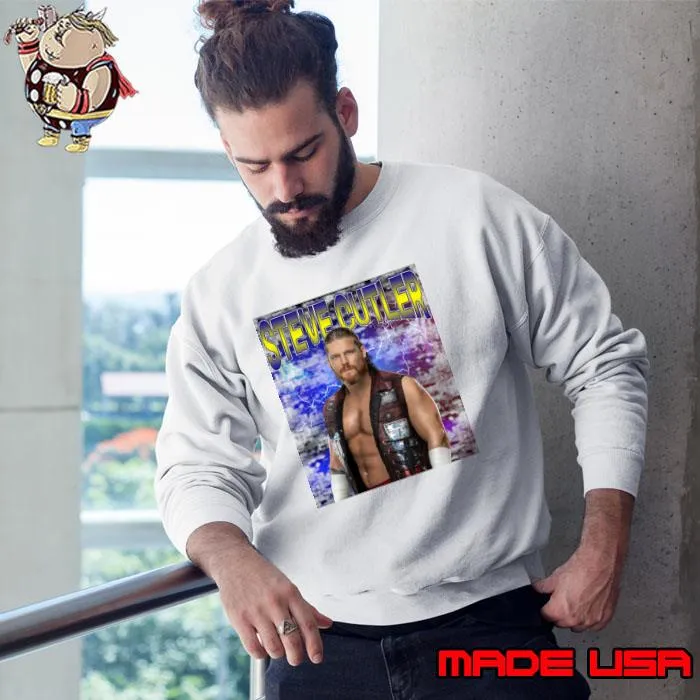 STEVE CUTLER WWE Alumni profile featuring bio exclusive videos T-Shirt Sweatshirt