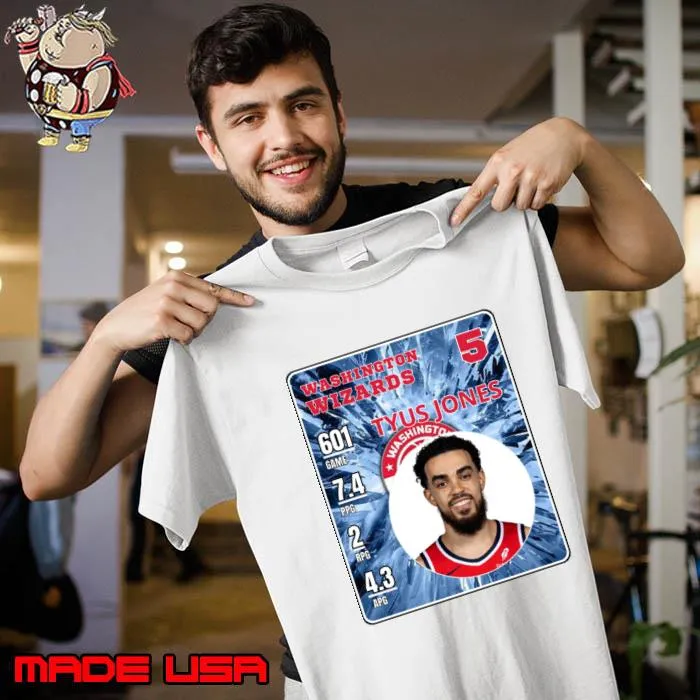 Tyus Jones American professional basketball player for the Washington Wizards T-Shirt Unisex