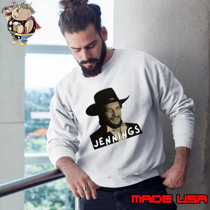 Waylon Jennings American singer songwriter musician actor T-Shirt Sweatshirt