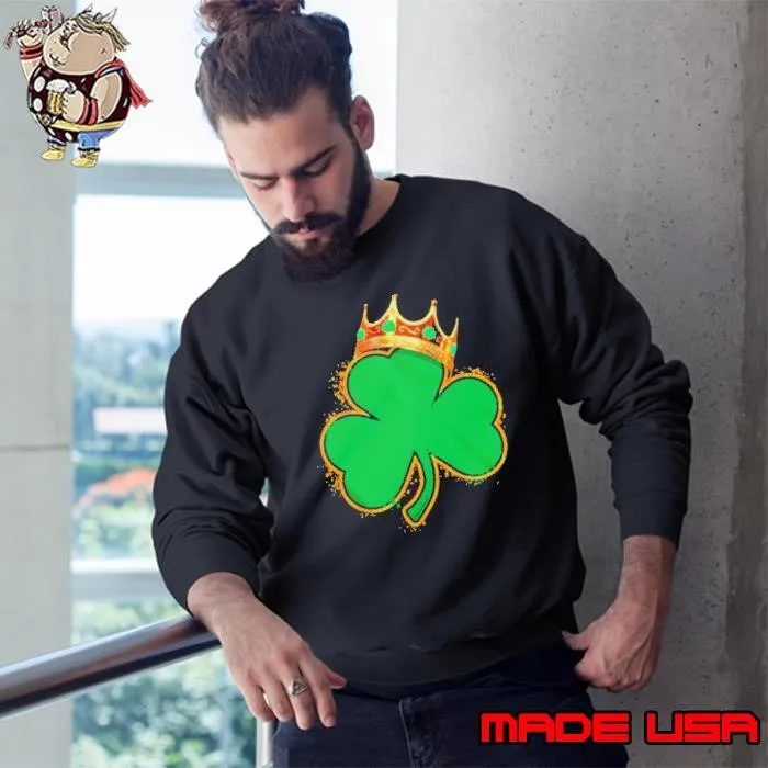 2024 Crowned Shamrock Boston Basketball Champions Sweatshirt