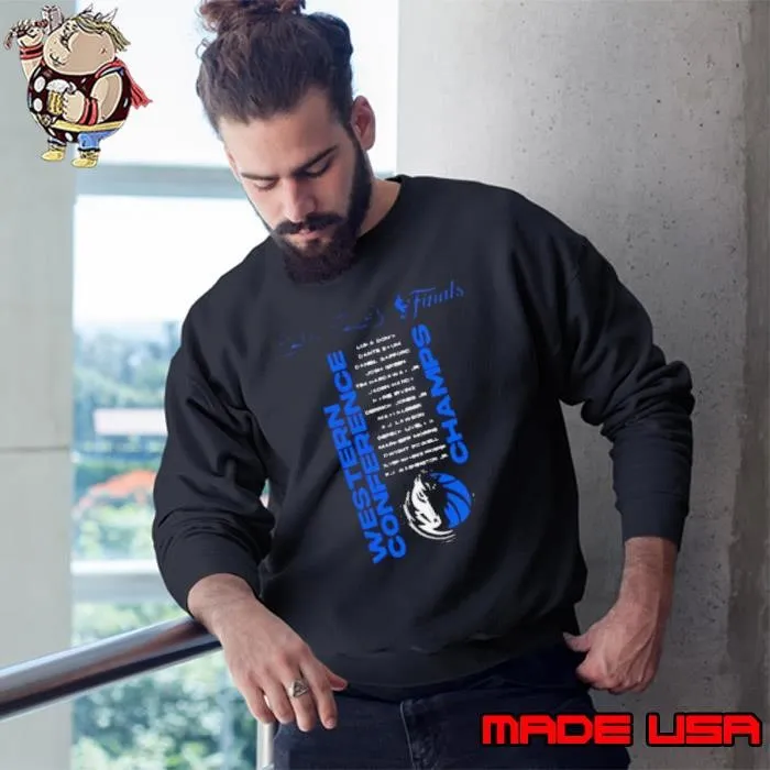 2024 Dallas Mavericks Finals Western Conference Champions Sweatshirt