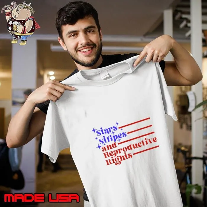 4th Of July Stars Stripes And Reproductive Rights T-Shirt