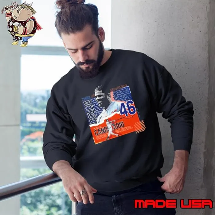 American professional baseball third baseman jeimer candelario baseball Sweatshirt