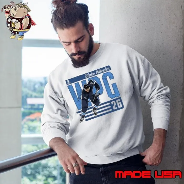 Blake Wheeler American professional ice hockey player Winnipeg City Sweatshirt
