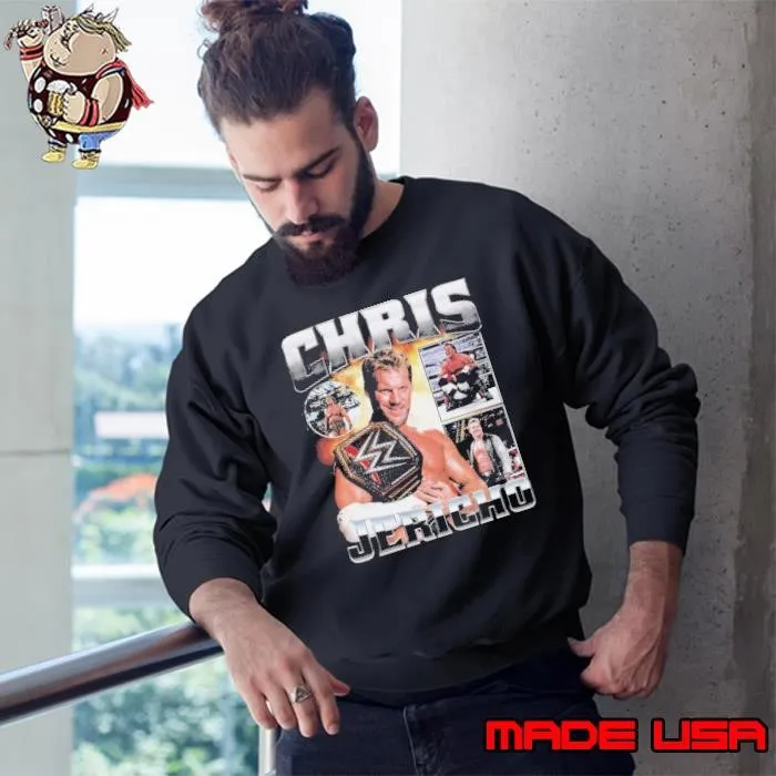 Chris Jericho American-Canadian professional wrestler rock musician Bootleg Sweatshirt