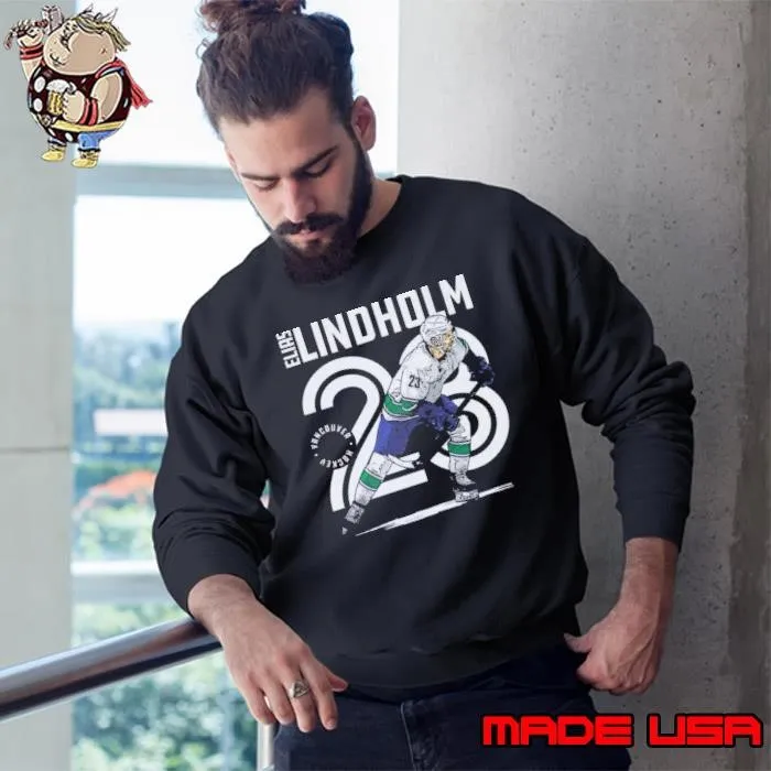 Elias Lindholm Swedish professional ice hockey player Vancouver Inline Sweatshirt