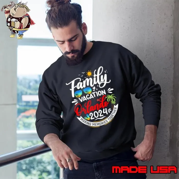 Family vacation orlando making memories together sunglasses 2024 Sweatshirt