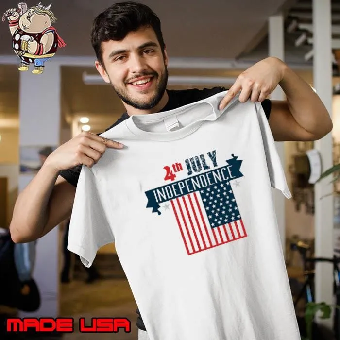 Funny 4th July US Independence day american flag Unisex