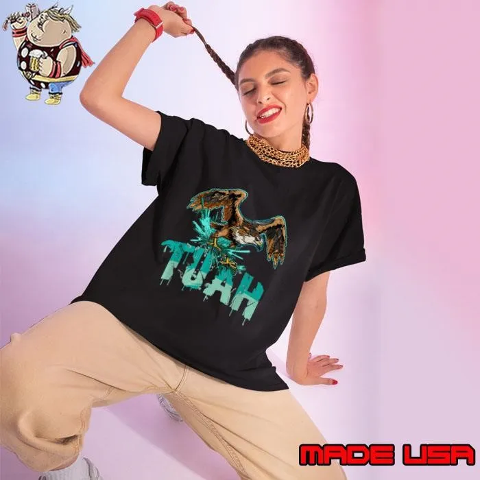 Hawk Tuah Guy Spit Joke Wet That Thang Splash Down Eagle Ladies tee
