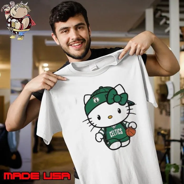 Hello Kitty Boston Celtics NBA Basketball Unisex