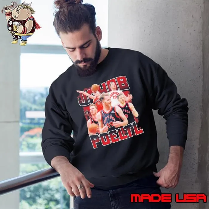Jakob Poeltl Austrian professional basketball player Toronto Raptors Sweatshirt