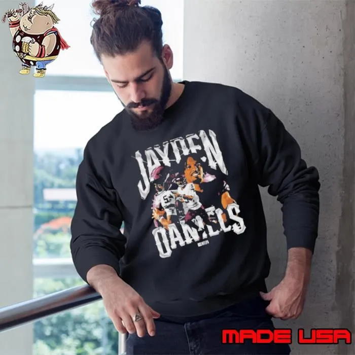 Jayden Daniels Washington Vintage Sweatshirt