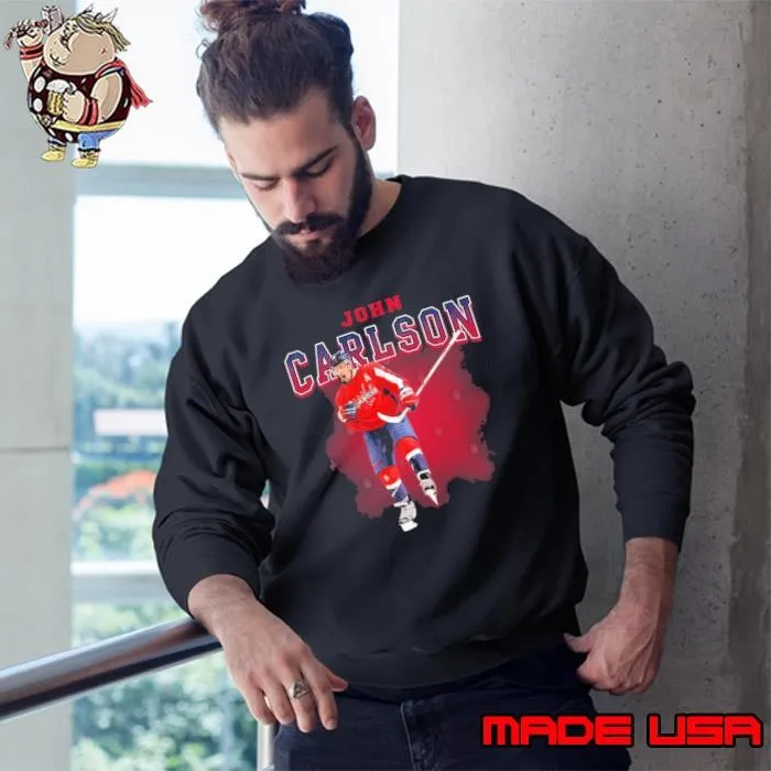John Carlson American professional ice hockey defenseman alternate captain Sweatshirt