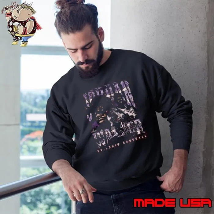 Jordan Walker American professional baseball right fielder St. Louis Signature Vintage Sweatshirt