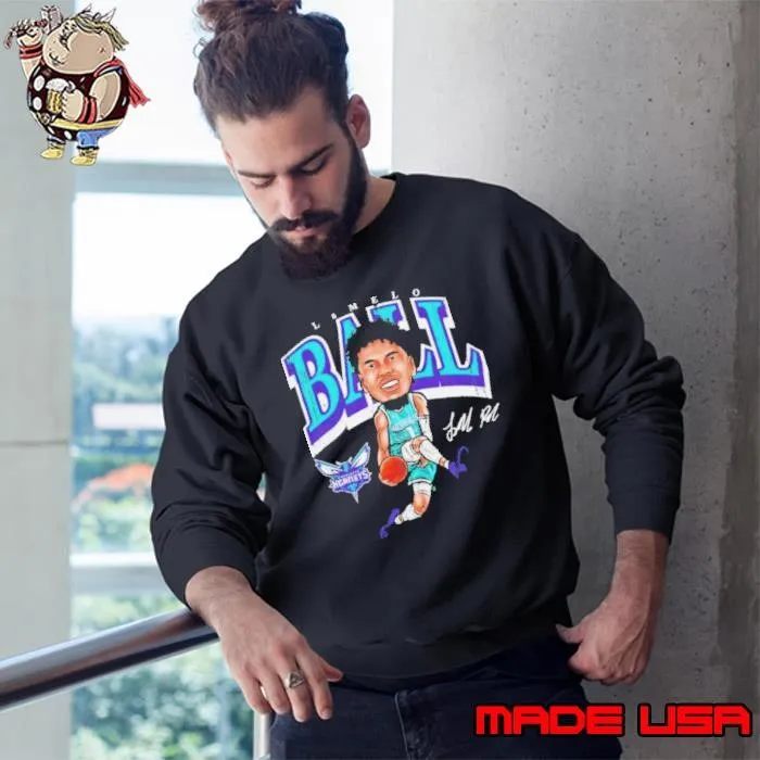 LaMelo Ball Charlotte Hornets cartoon Sweatshirt