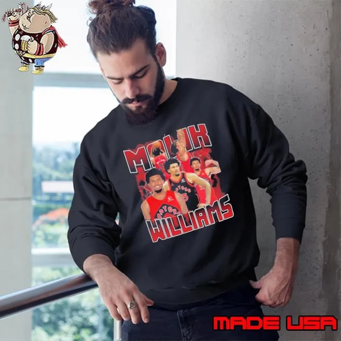 Malik Williams American basketball player for the Toronto Raptors Sweatshirt