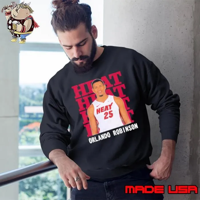 Miami Heat Orlando Robinson American professional basketball player Sweatshirt