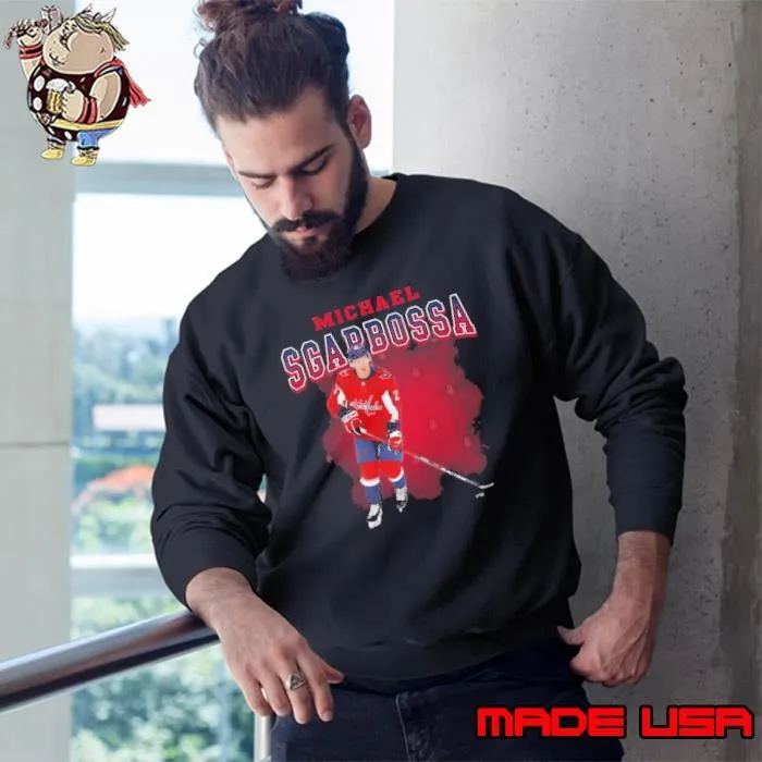 Michael Sgarbossa Canadian professional ice hockey forward Washington Capitals Sweatshirt