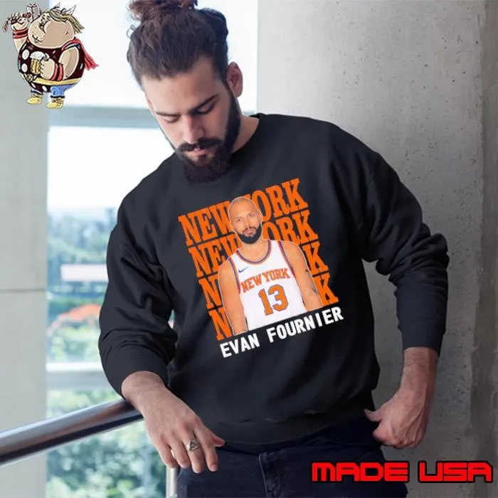 New York Knicks Evan Fournier French professional basketball Panathinaikos Sweatshirt