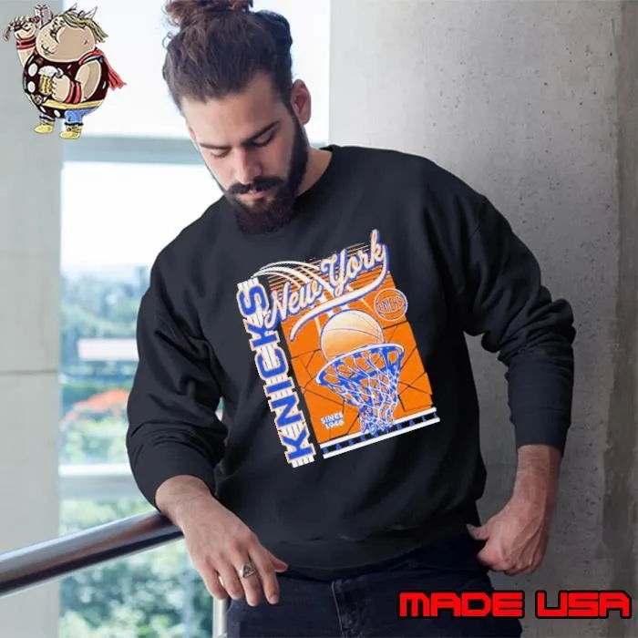 New York Knicks Sportiqe Comfy Tri-Blend Sweatshirt