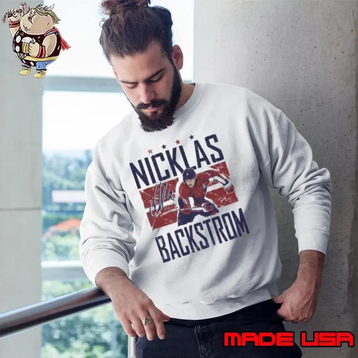 Nicklas Backstrom Swedish professional ice hockey centre Washington Bars Sweatshirt