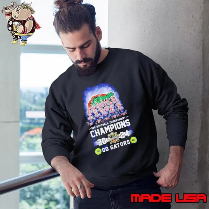 Official Teams Florida Gators Champions 2024 SEC Softball Tournament Go Gators shirt