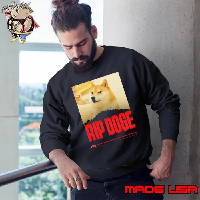 RIP Doge Kabosu Inspired Countless Doge Memes Has Died Aged 18 Sweatshirt