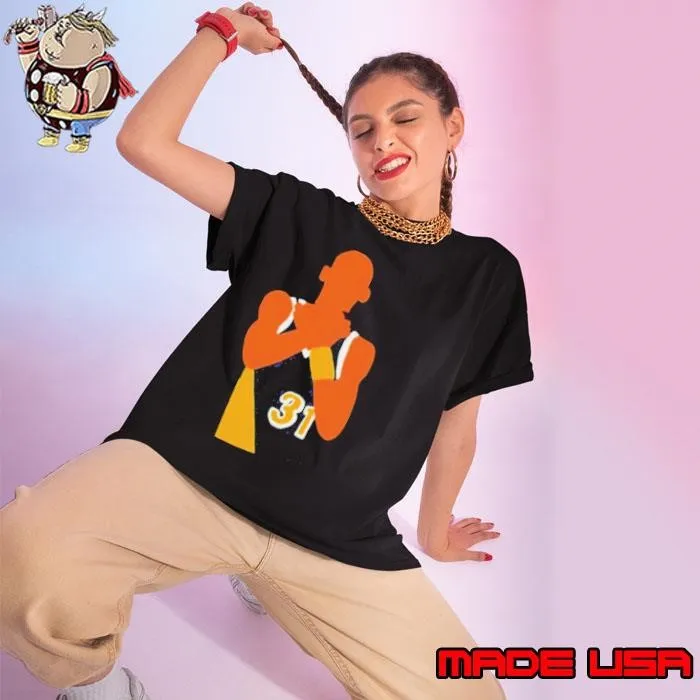 Reggie Miller choke sign shirt