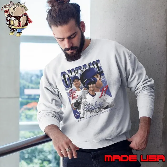 Shohei Ohtani Los Angeles D Japanese professional baseball pitcher Distressed Sweatshirt