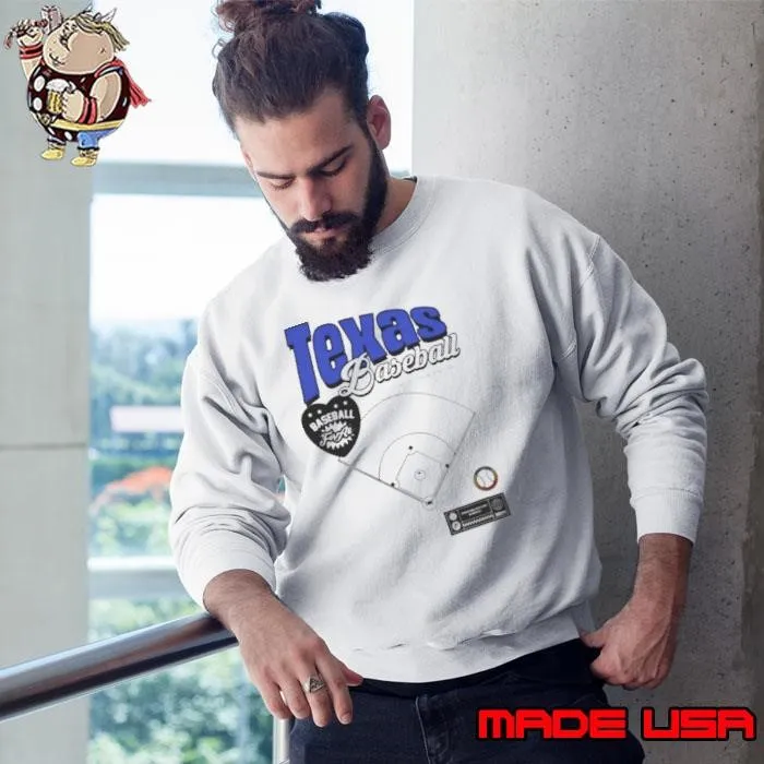 Texas Rangers Baseball Pride Field Sweatshirt
